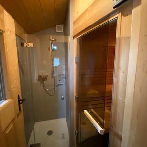 Square sauna et douche